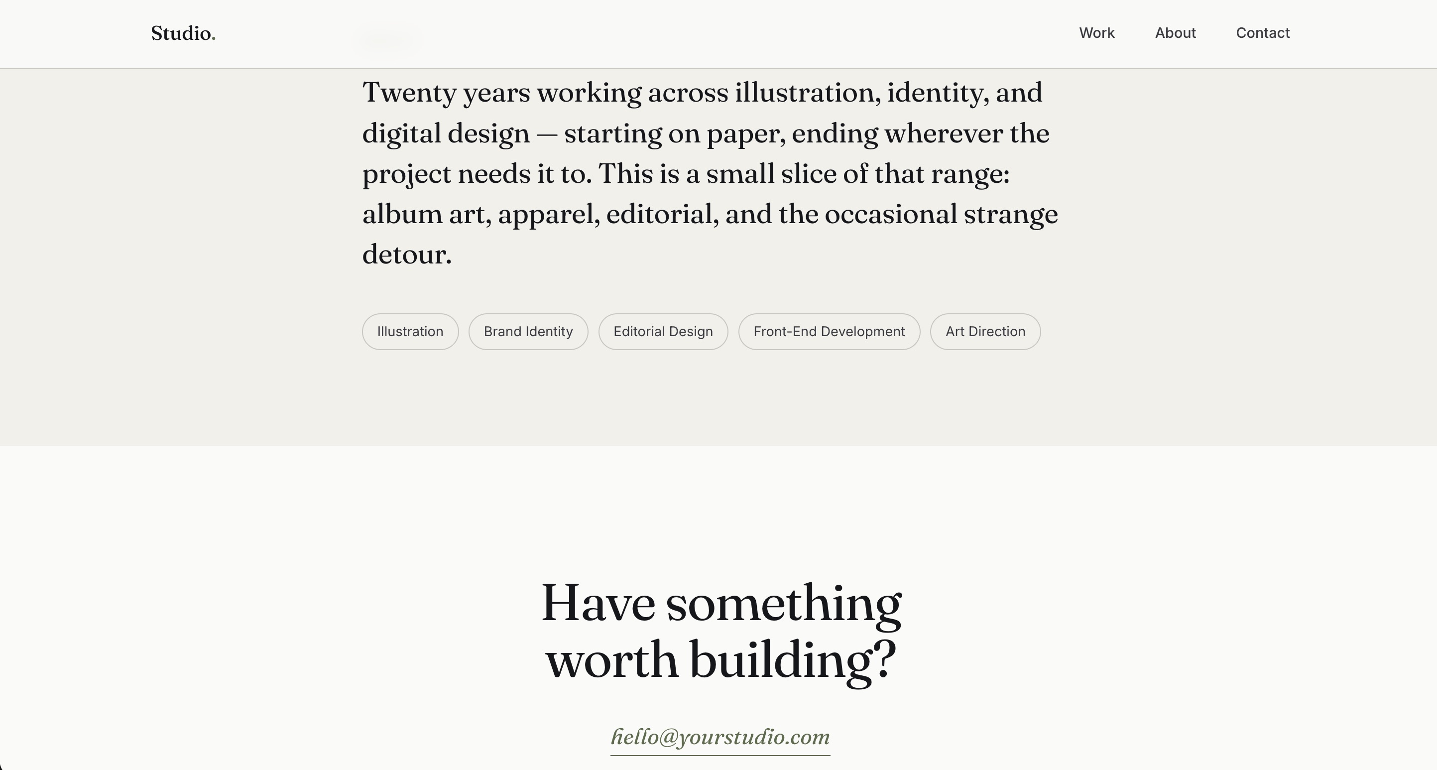 Portfolio Template